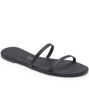 TKEES Black Strappy Sandals